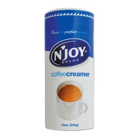 Sugar Foods N'Joy Non-Dairy Coffee Creamer, Original, 12 oz Canister, 3/Pack NJO-94255